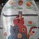 A copy of the work Backpack womens linen Cats. Backpacks. Reelika (reelika44). Online shopping on My Livemaster.  Фото №2