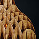 Деревянный светильник Параметрик орех, подвесная люстра из дерева. Потолочные и подвесные светильники. Деревянные светильники Woodshire (woodshire). Ярмарка Мастеров.  Фото №5