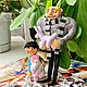 Ватные игрушки Грю и Агнес с единорогом из мультфильма «Гадкий Я». Интерьерная кукла. Ватные игрушки от Макаровой. Интернет-магазин Ярмарка Мастеров.  Фото №2
