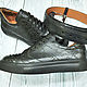 Order Sneakers and belt, men's set of calfskin and python leather. SHOES&BAGS. Livemaster. . Training shoes Фото №3