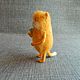 Ginger cat with a mouse. Stuffed Toys. lilu. Online shopping on My Livemaster.  Фото №2