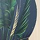Картина с тропическими листьями. Картины. Картины Регины Куюковой. Ярмарка Мастеров.  Фото №6