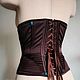 Корсет из нат шелка с вышивкой. Корсеты. Shi Corset (Анна). Ярмарка Мастеров.  Фото №6