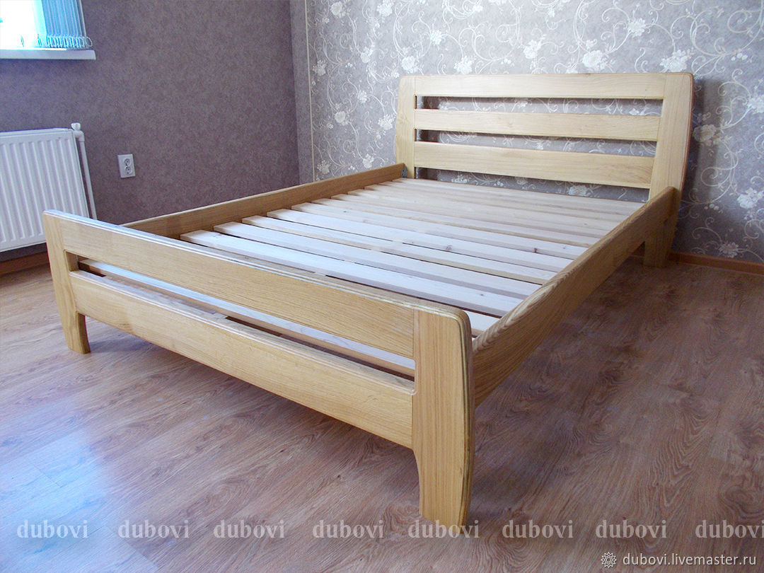 Кровать Этно из дуба в интернет-магазине Ярмарка Мастеров по цене 42000 ...