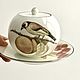 Order Painted porcelain tea Set of flora and Fauna. ArtFlera (artflera). Livemaster. . Tea & Coffee Sets Фото №3