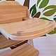 Growing chair with table made of solid Beech. Chairs. derevyashka56. Online shopping on My Livemaster.  Фото №2