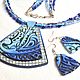 Jewelry set made of polymer clay 'Indian Silk 2'. Jewelry Sets. Multicraft studio. My Livemaster. Фото №4