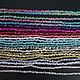 Бусины хрусталь гранёные 4 мм голубой матовый нить. Бусины. Niakrise beads. Интернет-магазин Ярмарка Мастеров.  Фото №2