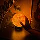 Оранжевый Светильник - Солнце 15 см, оригинальный подарок астроному, Ночники, Санкт-Петербург,  Фото №1