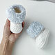 Newborn gift: Booties warm white boots. Gift for newborn. babyshop. Online shopping on My Livemaster.  Фото №2