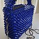 Жемчужная сумка из кубических  бусин. Классическая сумка. GALA-CRYSTAI-BAGS - сумки из бусин. Ярмарка Мастеров.  Фото №6