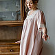 Order Linen nightgown Darling powder color with lace. Delicate Clothing Store (Daria). Livemaster. . Nightdress Фото №3