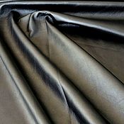 Материалы для творчества handmade. Livemaster - original item Genuine leather Dark Silver (warm shade) 0,55 mm. Handmade.