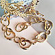 Винтаж: AVON 1992 "Polished Spiral Necklace" Ожерелье, Колье винтажные, Брянск,  Фото №1