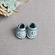 Sandals for ob mini my doll blue 13x8mm. Clothes for dolls. Olga Safonova. Online shopping on My Livemaster.  Фото №2