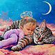 Картина акрилом  "Откуда берутся девочки". Картины. Yulia-luana-art. Ярмарка Мастеров.  Фото №6
