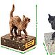 КОШКА Миниатюра. Фигурка КОТ. Статуэтка. Сувенир. Подарок. Статуэтка. Столовые приборы Скоблинского В.В.. Интернет-магазин Ярмарка Мастеров.  Фото №2