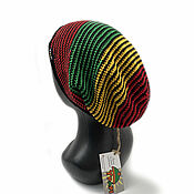 Аксессуары handmade. Livemaster - original item Beanie Rastafarian hat 