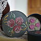 Hand-painted and embroidered ring boxes, Caskets for rings, Seversk,  Фото №1