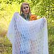 Shawls: Openwork down shawl 'Lily of the Valley May', Shawls1, Urjupinsk,  Фото №1