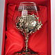 Glass of cognac ' Casino'. Wine Glasses. Best-gifs valentin. My Livemaster. Фото №6
