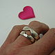 Order Twin ring in sterling silver. Urbanstyle. Livemaster. . Rings Фото №3