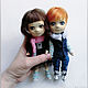 Люси и Лаки (БЖД из флюмо). Шарнирная кукла. Шишкина Нина / irni_dolls. Интернет-магазин Ярмарка Мастеров.  Фото №2