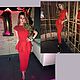 Dress with detachable peplum 'That red dress..'. Dresses. Lana Kmekich (lanakmekich). Online shopping on My Livemaster.  Фото №2
