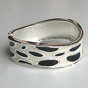 Винтаж handmade. Livemaster - original item Enamel Bracelet Dalmatian. Handmade.