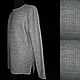 Order Atado de lino.Jersey masculino ' rusichi 2'. Exclusive linen jersey from Elena. Livemaster. . Mens jumpers Фото №3