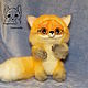 Лиса кареглазая. Мягкие игрушки. Каролина Устюгова  (Miris-toys). Ярмарка Мастеров.  Фото №13