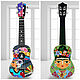 Укулеле "Фрида Кало"- гавайская гитарка. Укулеле (гавайская гитара). Guitar & Ukulele art Studio. Интернет-магазин Ярмарка Мастеров.  Фото №2