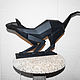 The polygon piece, paper 3D puzzle model Sphinx cat, Creator\\\\\\\'s Kit, Seversk,  Фото №1