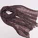  Kid mohair stole with lurex. Wraps. Scarfland. My Livemaster. Фото №4