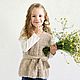 Заказать Жилет букле вязаный для девочки. VA kids knitwear. Ярмарка Мастеров. . Жилет Фото №3