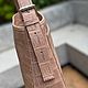 Сумка из мягкой дубленой крокодиловой кожи. Классическая сумка. Chic bags. Интернет-магазин Ярмарка Мастеров.  Фото №2
