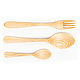 A set of cutlery - fork, large and teaspoons. VLN1, Spoons, Novokuznetsk,  Фото №1