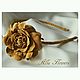 Hoop with rose Autumn Natural Suede, Headband, Rostov-on-Don,  Фото №1