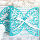 'Turquoise' invitations. Invitations. Evrica (Evrica). Online shopping on My Livemaster.  Фото №2