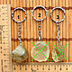 Key rings with LEMON TOPAZ. Key chain. World of creativity. Online shopping on My Livemaster.  Фото №2