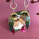 Earrings 'birds - of nevelichka' with Swarovski crystals, Earrings, Moscow,  Фото №1