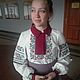 Блуза с воротником "Весенний хоровод". Блузки. Татьяна Анатольевна Котлярова (Marusya-Kuzbass). Интернет-магазин Ярмарка Мастеров.  Фото №2