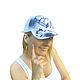 Бейсболка с ручной росписью your OWN style. Кепки. Роспись одежды/обуви/ сумок The OWN. Интернет-магазин Ярмарка Мастеров.  Фото №2