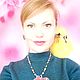 Кулон "Туманная роза". Подвеска. MARINA GUROVA   I  Стильный бисер. Ярмарка Мастеров.  Фото №6