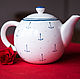 Kettle-sailor! Ceramics, handmade, Teapots & Kettles, Zhukovsky,  Фото №1