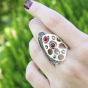 Украшения handmade. Livemaster - original item Ethnic Avant-garde series ring made of 925 HB0101 silver. Handmade.