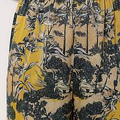 Одежда handmade. Livemaster - original item Yellow satin trousers. Handmade.