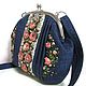 Bolsa con fermuarom: Viktorianka. Clasp Bag. Ameli. Ярмарка Мастеров.  Фото №6