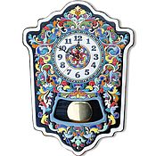 Для дома и интерьера handmade. Livemaster - original item Clocks, decorative,ceramic, with pendulum. Handmade.