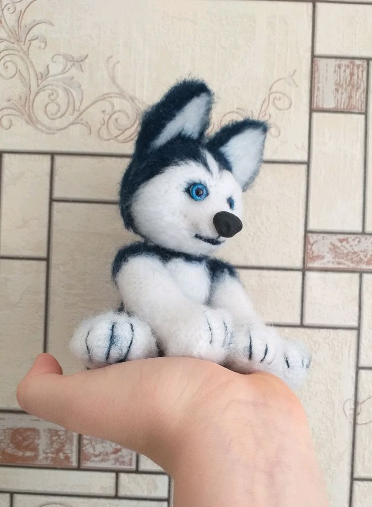 Хаски амигуруми схема